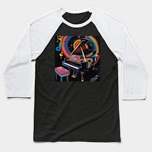 Abstract Image Of A Piano Baseball T-Shirt